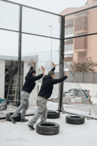 servicios pistas de pádel - cambio cristal pista de pádel